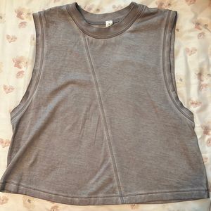 Cropped Lululemon tank top